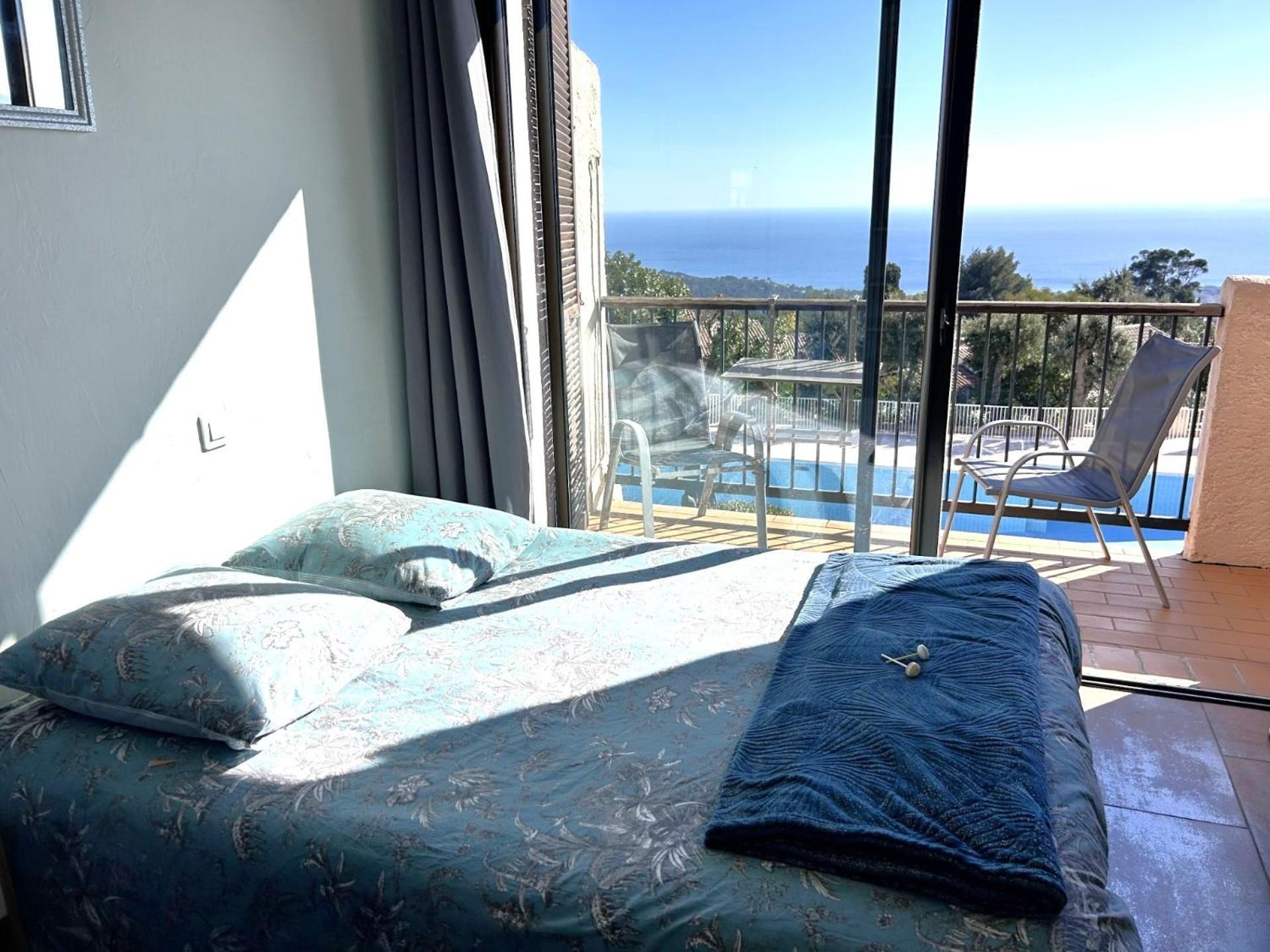 Studio Pool House Vue Mer Panoramique Amazing Sea View Wifi Linge Linen Inclut Aircondition La Croix-Valmer Exterior foto